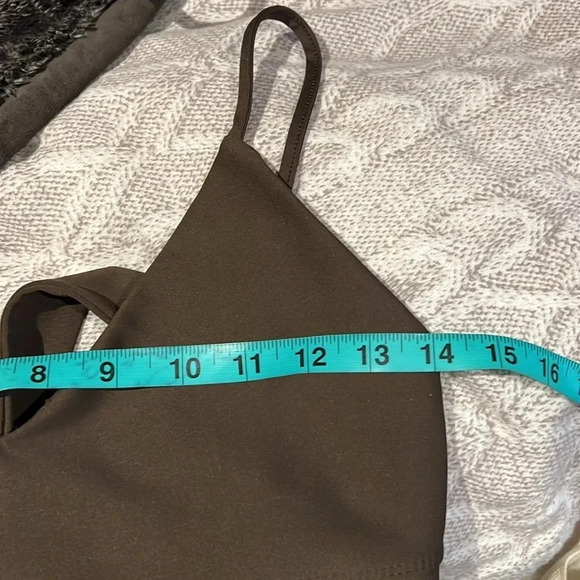 Vintage style fashion Lycra top Sz  L - Picture 4 of 9